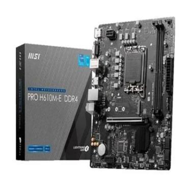Imagem de Placa Mãe Msi Pro H610M-S, LGA  1700, DDR4, Micro-ATX, M.2, HDMI