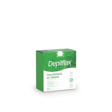 Imagem de Cera quente em tabletes depilatório Hortelã 500g Depilflax