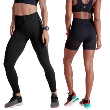 Imagem de Conjunto Lupo Legging Seamless + Short Academia-Feminino