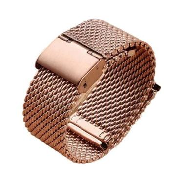 Imagem de Pulseira De Relógio Em Malha Milanesa De Aço Inoxidável 1.0mm 18mm-24m