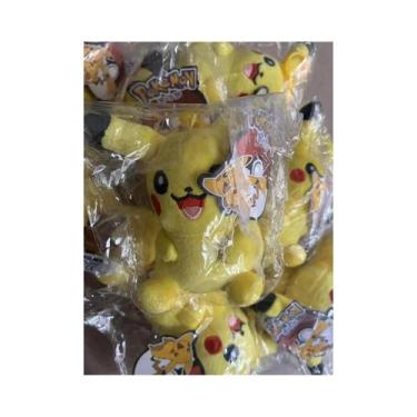 Imagem de Chaveiro De Pelúcia Pikachu Pokemon De 12cm, Brinquedo Para Crianças, 