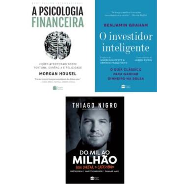 Imagem de Kit O Investidor Inteligente/A Psicologia Financeira/Do Mil ao milhão 