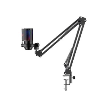 Imagem de Microfone Stream Havit RGB Com Braço Articulado Gk50 Pro Preto