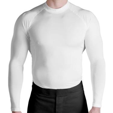 Imagem de Rash Guard Lisa Branca - Atlética, G