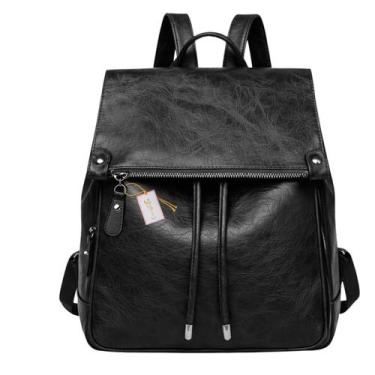 Imagem de Mochila Bolsa Feminina de Costas Media Casual em material sintético Re