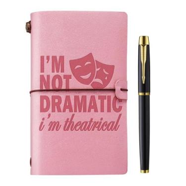 Imagem de Caderno Filten A6, diário de couro de 7,9 x 4,7", 140 páginas