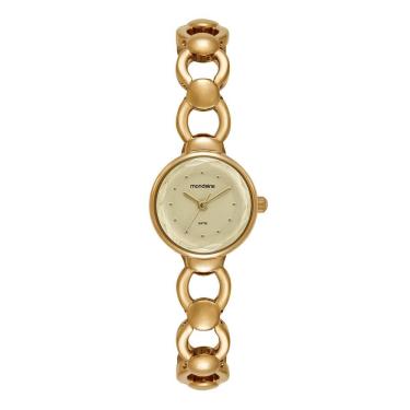Imagem de Relogio Mondaine Feminino Ref: 32976lpmvdm1 Bracelete Dourado