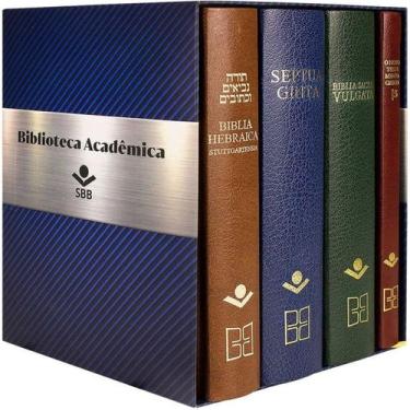 Imagem de Biblioteca Acadêmica 4 Volumes Capa Dura  Septuaginta  Biblia Sacra Vu