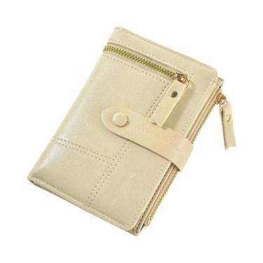 Imagem de Carteira Feminina De Alta Qualidade Em Couro PU, Curta E Dobrável, Ver