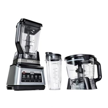 Imagem de NINJA LIQUIDIFICADOR 1200 W, 5 Funções para Smoothies, Picar, Massa e Mais com Auto IQ, Jarra 2,2L, Jarra de Processador de 2L e 1 Copo para Levar, Preto