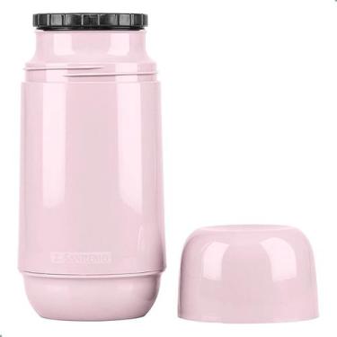 Imagem de Garrafa Térmica P/ Café Água Quente Para Mamadeira 250ml Sanremo, Rosa