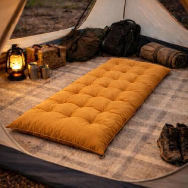 Imagem de Colchonete Futon 1,70x60 Espreguiçadeira Almofada Grande Confortável M