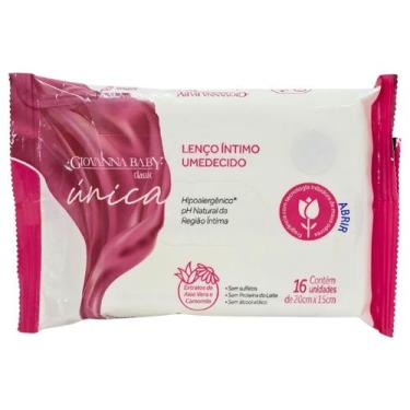 Imagem de Lenço Íntimo Umedecido Classic Giovanna Baby 16un 20cmX15cm