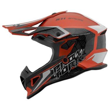 Imagem de Capacete Motocross Modelo Fast Brave Lançamento Esportivo - Pro Tork, 