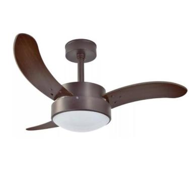 Imagem de Ventilador Teto Evolution Silencioso Marrom 3 PásTabaco 110v - Infinit