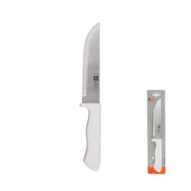Imagem de Faca Açougueiro Inox Profissional Fatiar Refilar 20cm - James.F - Jame