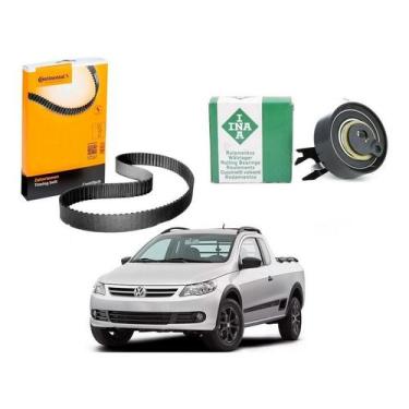 Imagem de Kit Correia Dentada Tensor Saveiro G5 1.6 8v 2009 A 2013 - ContiTech