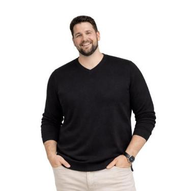Imagem de Blusa Suéter Masculina Plus G1 G2 G3 Roupas Tamanho Grande - KantyLan,