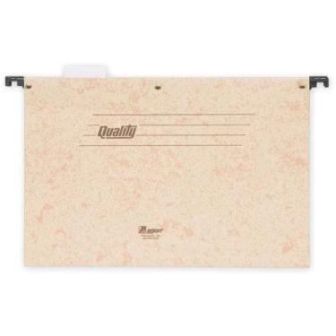 Imagem de Pasta Suspensa Marmorizada Quality Plastif Haste Metal C/50 - Polycart