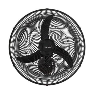 Imagem de Ventilador Oscilante de Parede 50 cm New Preto 110v Ventisol - 14063, 
