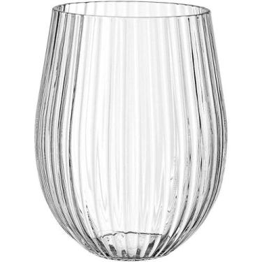 Imagem de Jogo 6 Copos Home&co Vidro Canelado 500ml 12x7 Transparente - HOME & C
