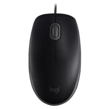Imagem de Mouse com fio USB Logitech M110 com Clique Silencioso, Design Ambidestro Plug and Play...