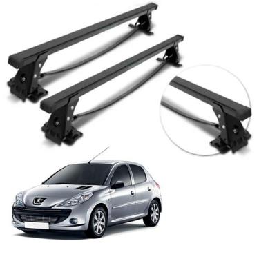 Imagem de Rack de Teto Travessa Peugeot 206 207 Hatch e Sedan 4 Portas Todos os 
