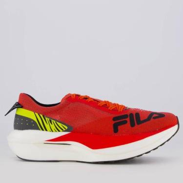 Imagem de Tênis Fila Racer Carbon 3 Vermelho e Preto, 39