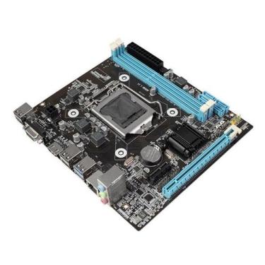 Imagem de Placa Mãe Goline Gl-h81ma Socket 1150 Hdmi Ddr3 Chipset h81, Preto