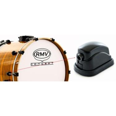 Imagem de Canoa simples para bumbo modelo concept - preta pac120pr - RMV