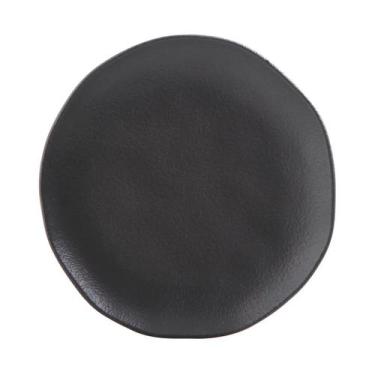 Imagem de Conjunto 6 Pratos Sobremesa Orgânico Preto Matte Porto Brasil - Porto 