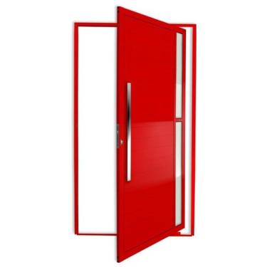 Imagem de Porta Pivotante Lambril Visione com Puxador Super 210cm x 100cm Brimak