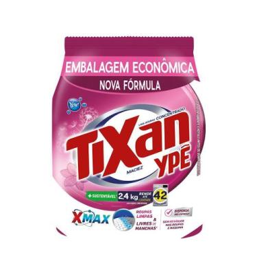Imagem de Sabão em Pó Tixan Ypê Maciez Sachê 2,4Kg