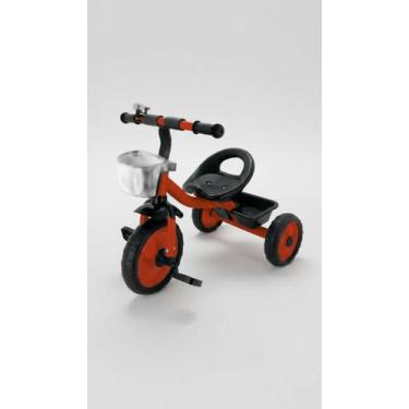 Imagem de Triciclo Infantil Vermelho C/ Cesta e Buzina - Congratulations Store