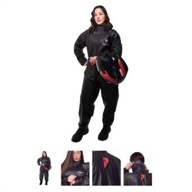 Imagem de Capa Chuva Feminina Moto Impermeável Pioneira Combate, GG