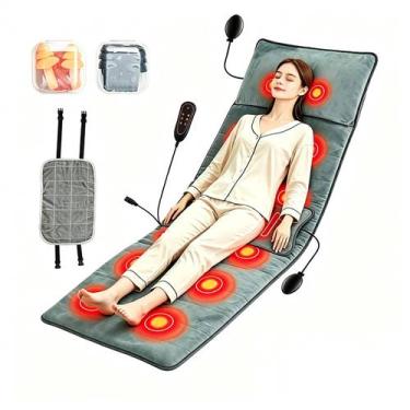 Imagem de Tapete de Massagem TeqHome para Corpo Inteiro com Aquecimento, 10 Moto