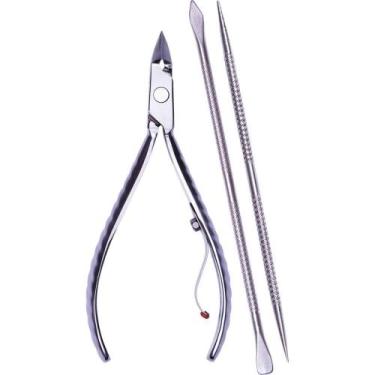 Imagem de Alicate Higiene Pessoal P/CUTICULA C/ESP+PALITO INOX - Mundial