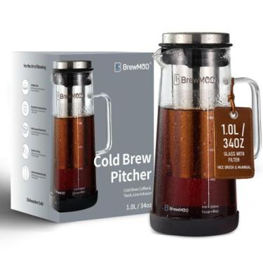 Imagem de Jarra BrewMOO para Café Cold Brew de Vidro 1L