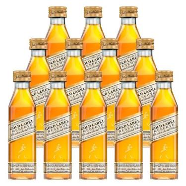 Imagem de Miniatura Whisky Johnnie Walker Gold Label 50ml 12 Unidades