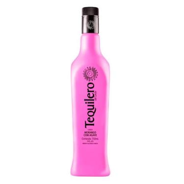 Imagem de Tequila de Morango com Agave Tequilero del Leste 750ml