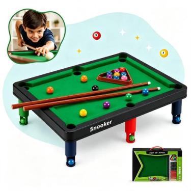 Imagem de Brinquedo Mini Sinuca Infantil Com Mesa - BP VARIEDADES
