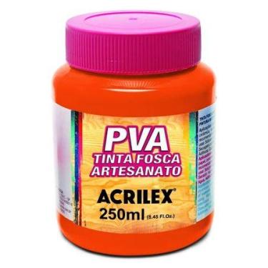 Imagem de Tinta Pva Fosca 250ml 517 Laranja Acrilex