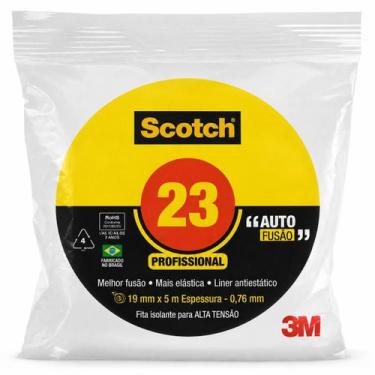 Imagem de Fita Isolante Auto Fusão Scotch 23 19mm x 2m 3M