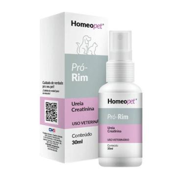 Imagem de Homeopet P/ Cães-Gatos Pró-Rim Spray 30ml Ureia Creatinina