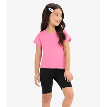 Imagem de Bermuda Ciclista Infantil Feminina Rovi Kids Preto - Rovitex Kids, 4, 