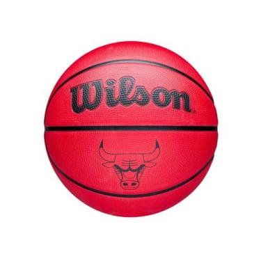 Imagem de Bola de Basquete NBA Team Tribute 7 - Wilson, Vermelho