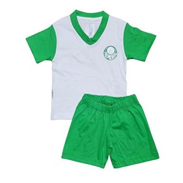 Imagem de Pijama Infantil Palmeiras Manga Curta Oficial