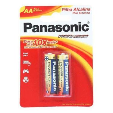 Imagem de Pilha Panasonic Power Alkaline Pequena Aa Com 2 Unidade