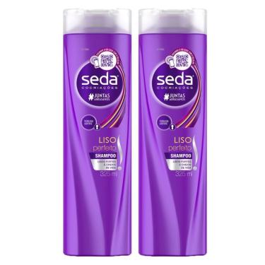 Imagem de Kit 2 Shampoos Seda Cocriações Liso Perfeito 325ml