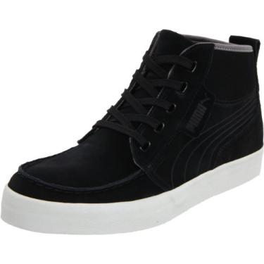 Imagem de Puma Hawthorne XE Tênis de camurça masculino, Preto/aço cinza, 13 US/14.5 D US